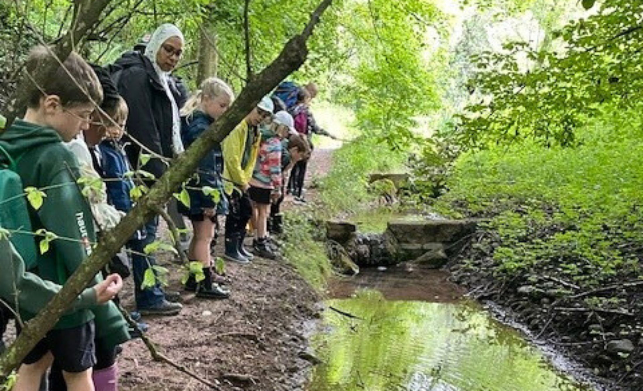 Travaux pratiques de géographie à l'école Haut-Lac