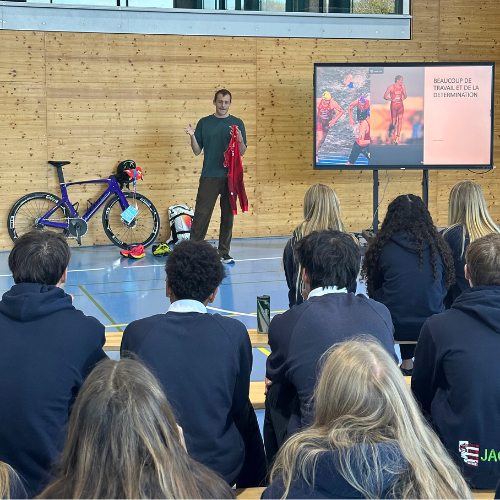 Atelier sport et études à l'École Haut-Lac